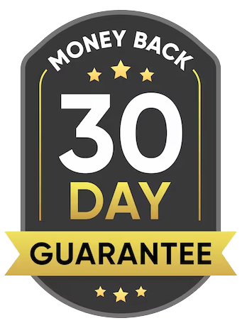 30 days money back guarantee
