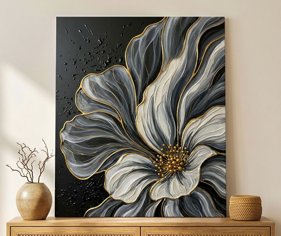 end sculptural flower