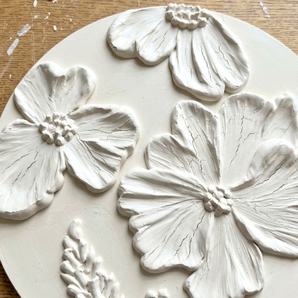 texture flower with cracks